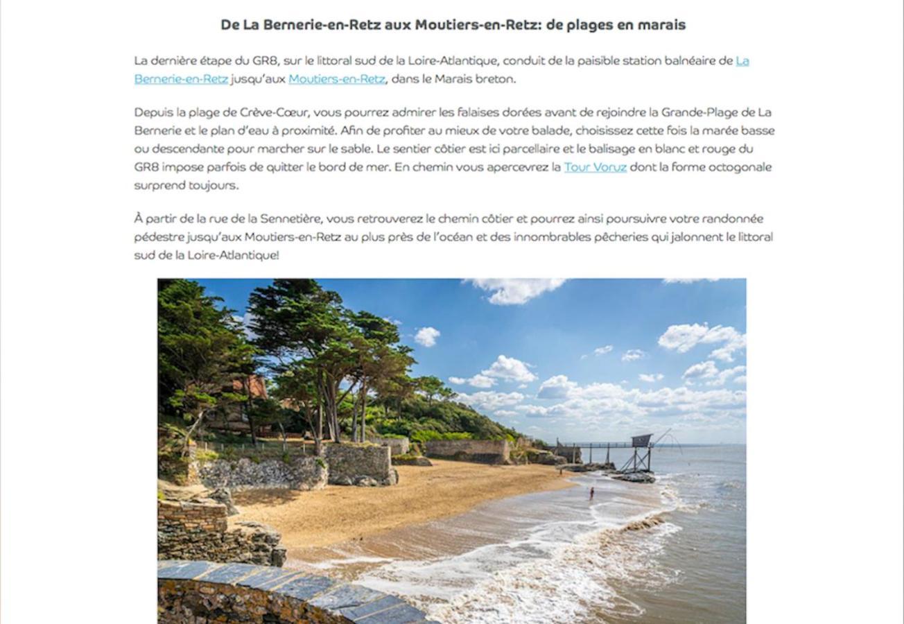 Maison Familiale La Baie 10 Ps En Cote De Jade La Bernerie-en-Retz Esterno foto